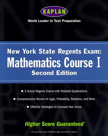 Book cover for NY Regents Exam Maths Course 1 2 Ed