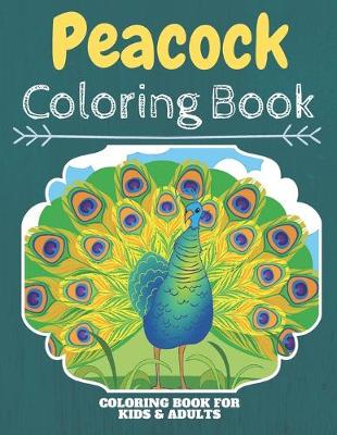 Book cover for Peacock Coloring Book