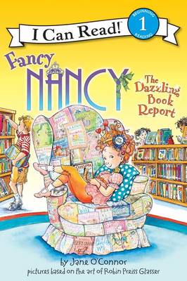 Book cover for Fancy Nancy: The Dazzling Book Report
