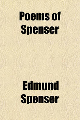 Book cover for Poems of Spenser