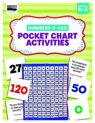 Book cover for Numbers 0-120 Pocket Chart Activities