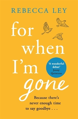 Book cover for For When I'm Gone