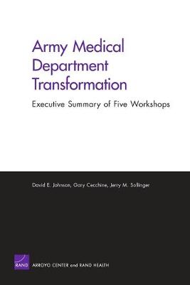 Book cover for Army Medical Department Transformation