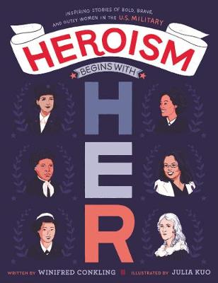 Book cover for Heroism Begins With Her