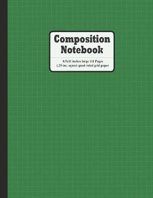 Book cover for Composition notebook (Green Color)