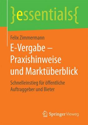 Book cover for E-Vergabe - Praxishinweise Und Marktuberblick