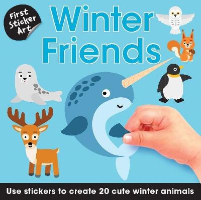 Book cover for First Sticker Art: Winter Friends