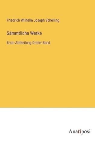 Cover of Sämmtliche Werke