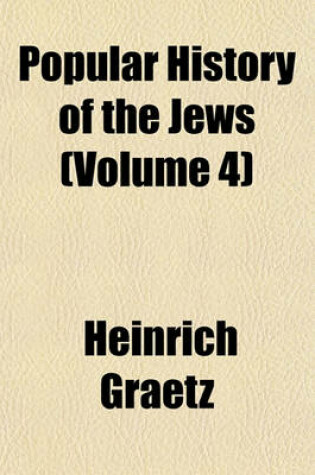 Cover of Popular History of the Jews (Volume 4)