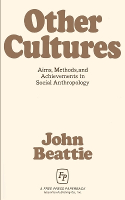 Book cover for Other Cultures Aims Methods and Achievements in Social Anthropology