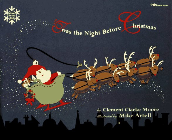 Book cover for T'Was the Night before Christmas/Glow in the Dark