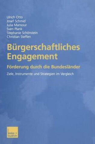 Cover of Burgerschaftliches Engagement