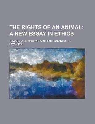 Book cover for The Rights of an Animal