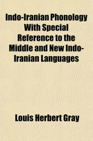 Cover of Indo-Iranian Phonology with Special Reference to the Middle and New Indo-Iranian Languages