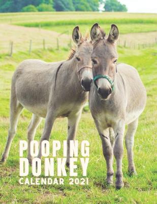 Book cover for Pooping Donkey Calendar 2021