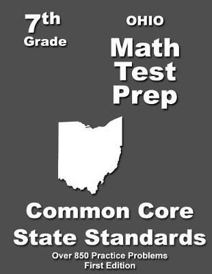 Book cover for Ohio 7th Grade Math Test Prep