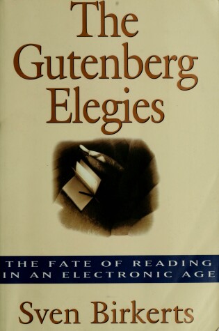 Cover of The Gutenberg Elegies