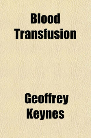 Cover of Blood Transfusion