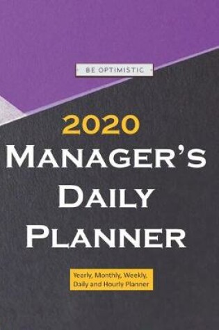 Cover of 2020 Manager's Daily Planner Large