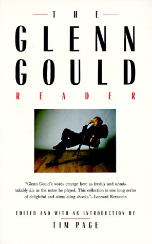 Book cover for Glenn Gould Reader