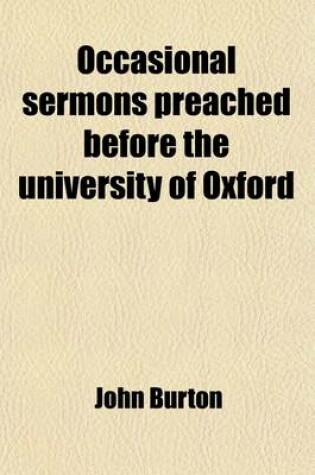 Cover of Occasional Sermons Preached Before the University of Oxford