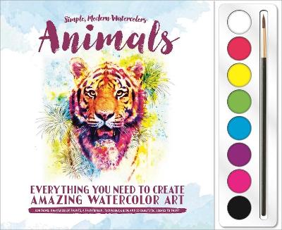 Book cover for Animals: Watercolor Paint Set