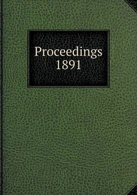 Book cover for Proceedings 1891