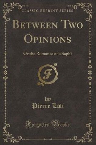 Cover of Between Two Opinions