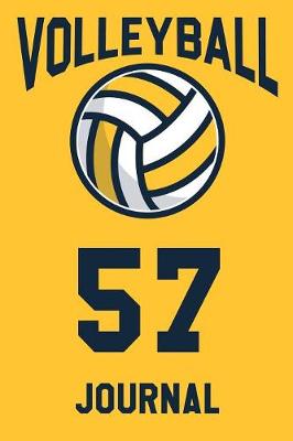 Book cover for Volleyball Journal 57