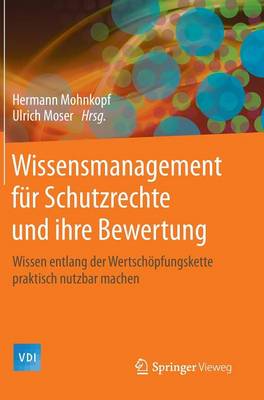 Book cover for Wissensmanagement Für Schutzrechte Und Ihre Bewertung