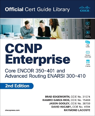 Book cover for Slipcase for CCNP Enterprise Core ENCOR 350-401 and Advanced Routing ENARSI 300-410 Official Cert Guide Library, Second Edition