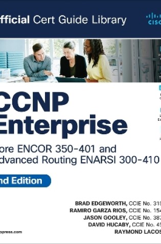 Cover of Slipcase for CCNP Enterprise Core ENCOR 350-401 and Advanced Routing ENARSI 300-410 Official Cert Guide Library, Second Edition