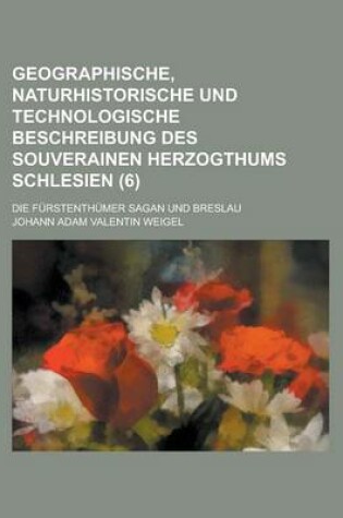 Cover of Geographische, Naturhistorische Und Technologische Beschreibung Des Souverainen Herzogthums Schlesien; Die Furstenthumer Sagan Und Breslau (6 )