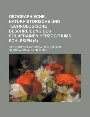 Book cover for Geographische, Naturhistorische Und Technologische Beschreibung Des Souverainen Herzogthums Schlesien; Die Furstenthumer Sagan Und Breslau (6 )