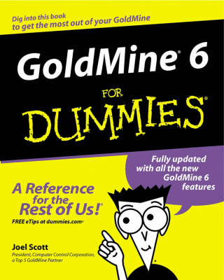 Book cover for GoldMine 6 for Dummies