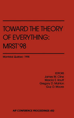 Cover of Toward the Theory of Everything