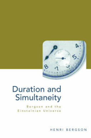 Cover of Duration and Simultaneity