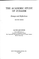 Book cover for The Academic Study of Judaism