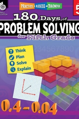 Cover of 180 Days of Problem Solving for Fifth Grade