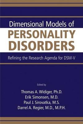 Book cover for Dimensional Models of Personality Disorders