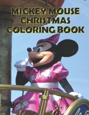 Book cover for Mickey Mouse Christmas Coloring Book