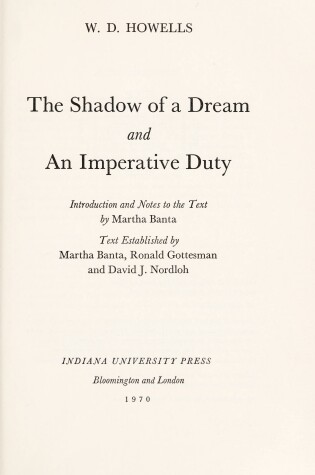 Cover of Shadow of a Dream