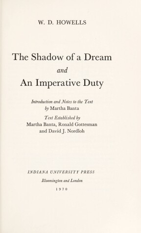 Book cover for Shadow of a Dream