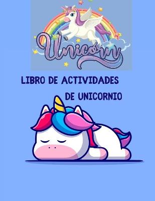 Book cover for Libro de actividades de unicornio