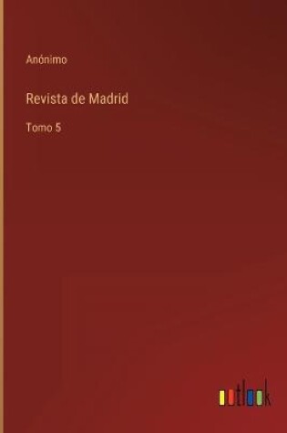 Cover of Revista de Madrid
