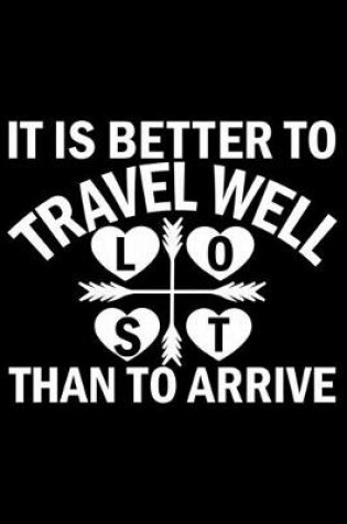 Cover of Is Is Better To Travel Well Lost Than To Arrive