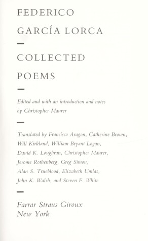 Book cover for Collected Poems