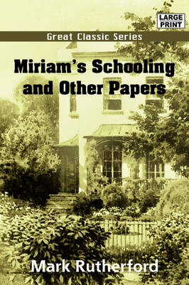 Book cover for Miriam's Schooling and Other Papers