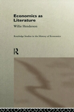 Cover of Economics as Literature