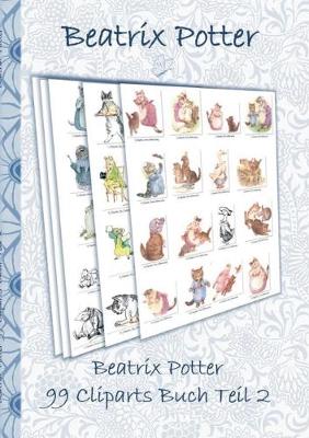 Book cover for Beatrix Potter 99 Cliparts Buch Teil 2 ( Peter Hase )